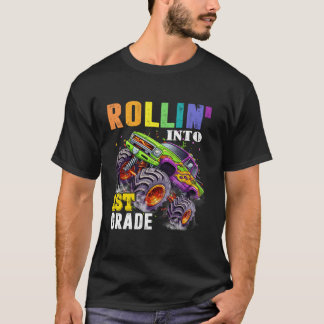 T-shirt Rolling In Crush Camion Monster de 1ère catégorie 