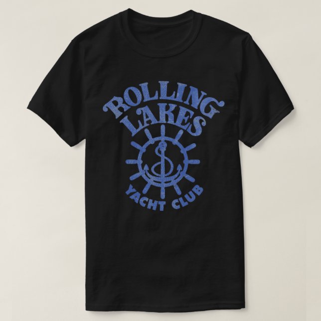 T-shirt Rolling Lakes Yacht Club (Design devant)