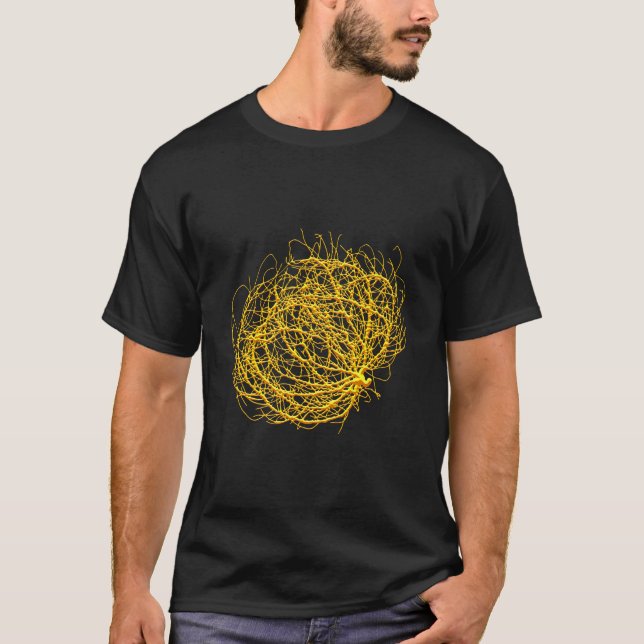 T-shirt RollinGolden Tumbleweed Plante Art original (Devant)