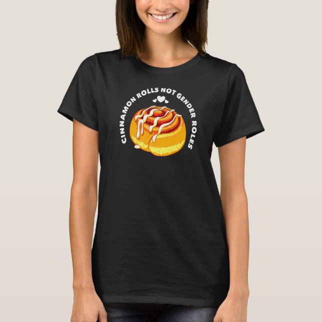 T-shirt Rolls de cannelle pas rôles de genre 1 (Devant)