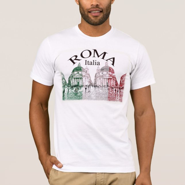 T-shirt Roma a embouti (Devant)
