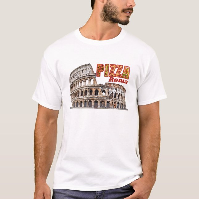 T-SHIRT ROMA PIZZA (Devant)