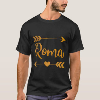T-shirt Roma Tx Texas Funny City Accueil Racines Usa Cadea