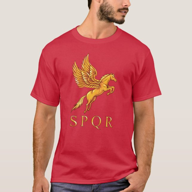 T-shirt romain de graphique de Pegasus (Devant)