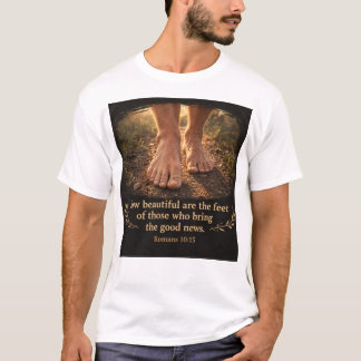 T-shirt Romains 10:15 et Évangile