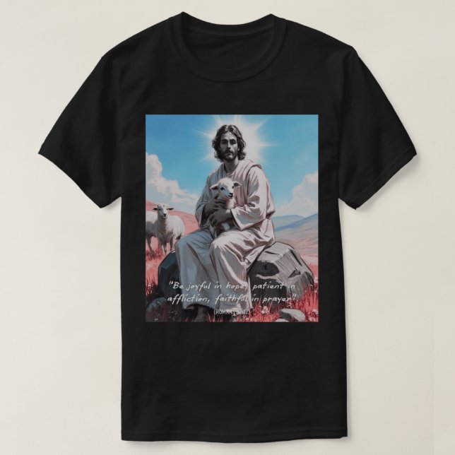 T-shirt Romains 12:12 (Design devant)