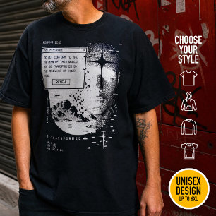 T-shirt Romains 12:2 Renouveler Votre Système de Message M