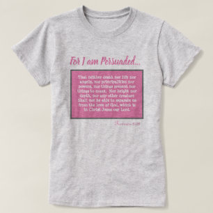 T-shirt Romains 8:38 Rien Ne Peut Nous Garder De Dieu Amou