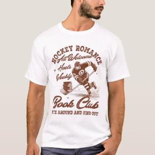 T-shirt Romance de hockey Smut Lecteur Club de livre Amour
