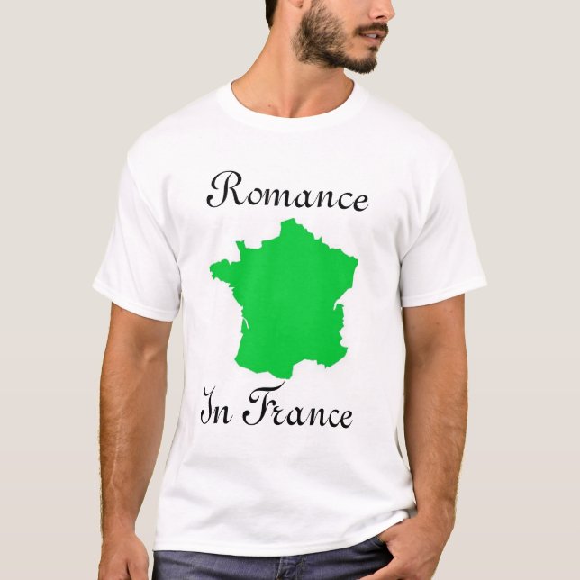 T-shirt Romance en France (Devant)