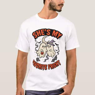 T-shirt Romance humour fantôme Halloween