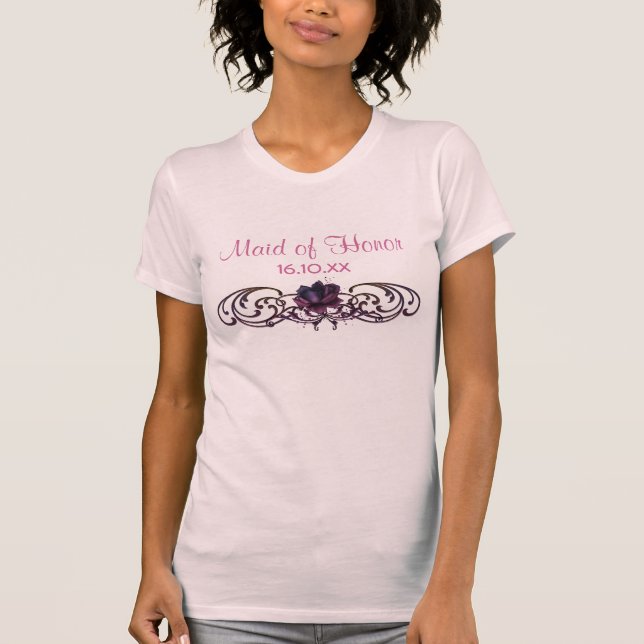 T-shirt Romance sombre (Devant)