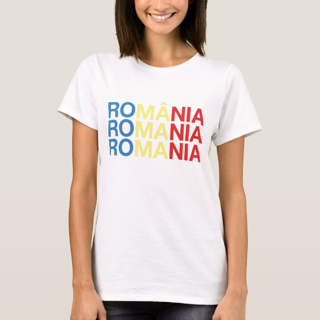 T-SHIRT ROMANIA (Devant)