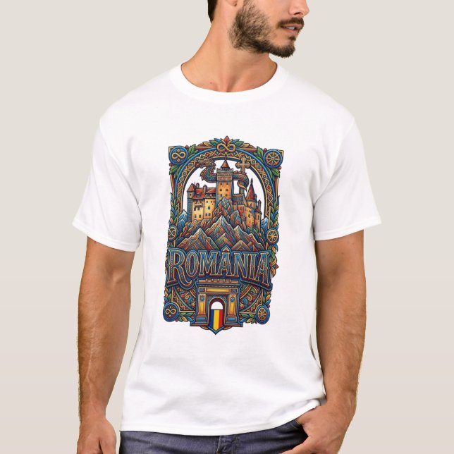 T-SHIRT ROMANIA (Devant)