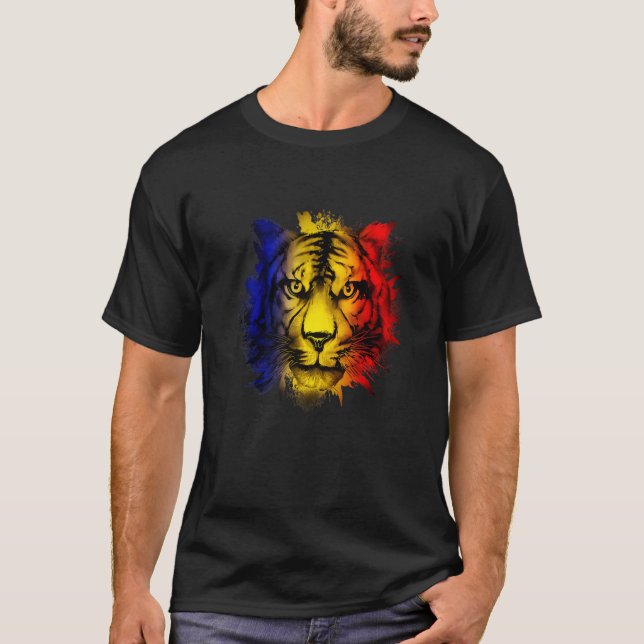 T-shirt Romania   (Devant)
