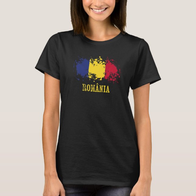T-shirt Romanian enthusiasts for România and Romania (Devant)