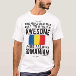 T-shirt Romanian Flag Romania Heritage Romanian Roots