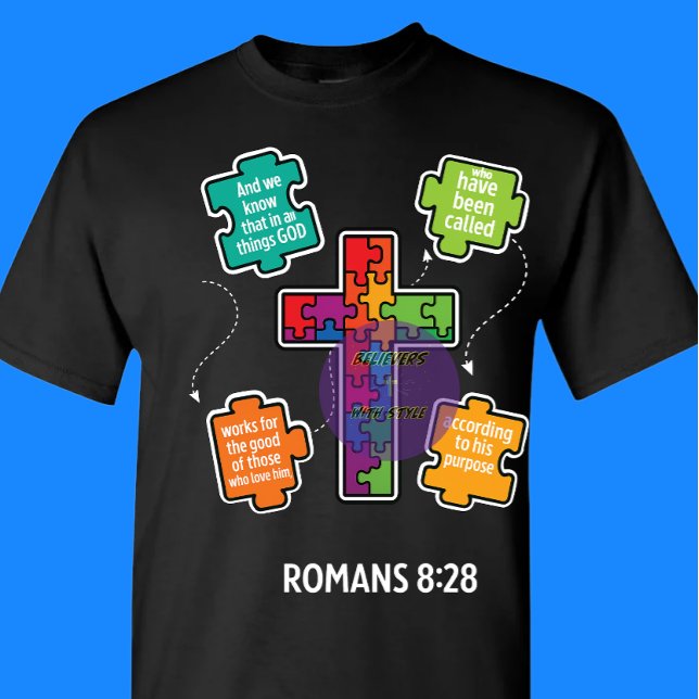 T-shirt Romans 8:28 - Christian (Créateur téléchargé)
