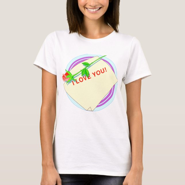 T-shirt Romantic Valentine’s Day Quote  (Devant)