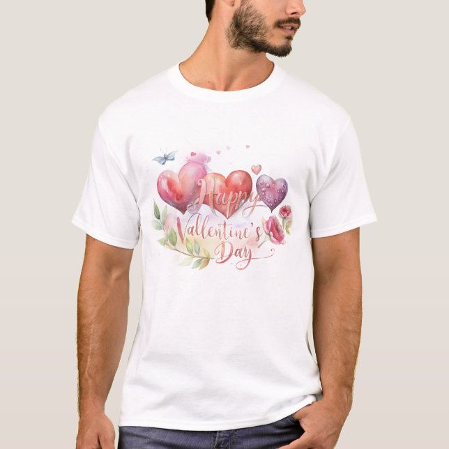 T-shirt Romantic Valentine’s Day Quote  (Devant)