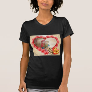 T-shirt Romantique Amour Coeur Art Imprimer