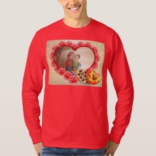 T-shirt Romantique Amour Coeur Art Imprimer
