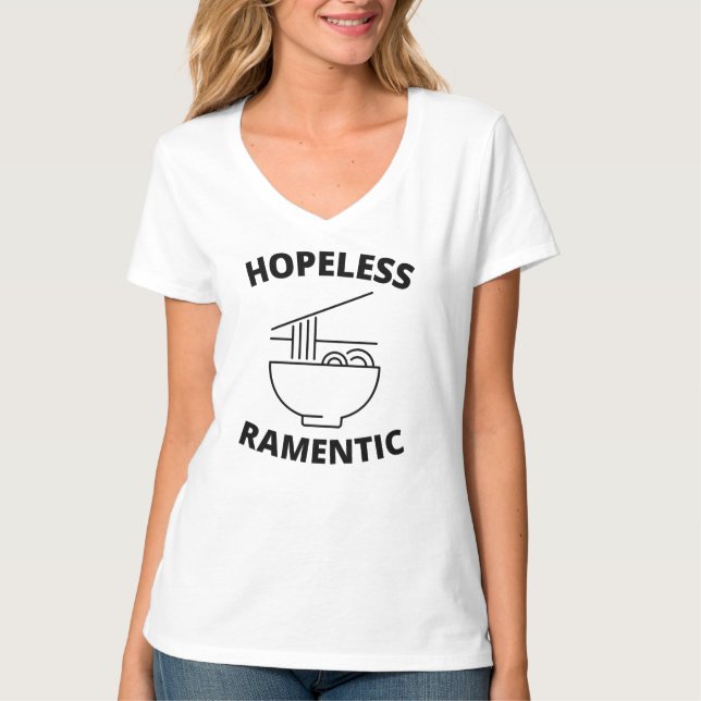 T-Shirt Romantique Désespéré (Devant)