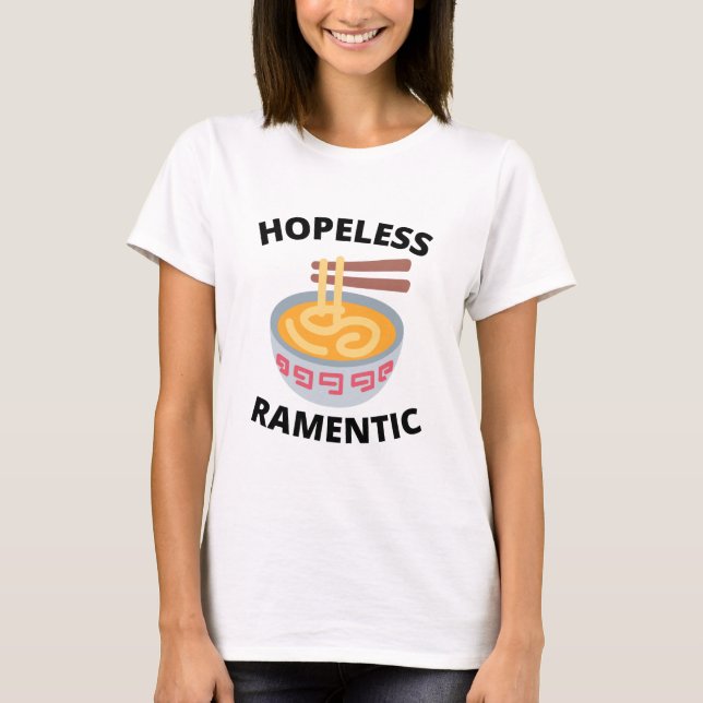 T-shirt Romantique désespéré  (Devant)