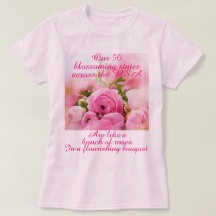 Romantique Rose USA 50 Etats Patriotique rose femm