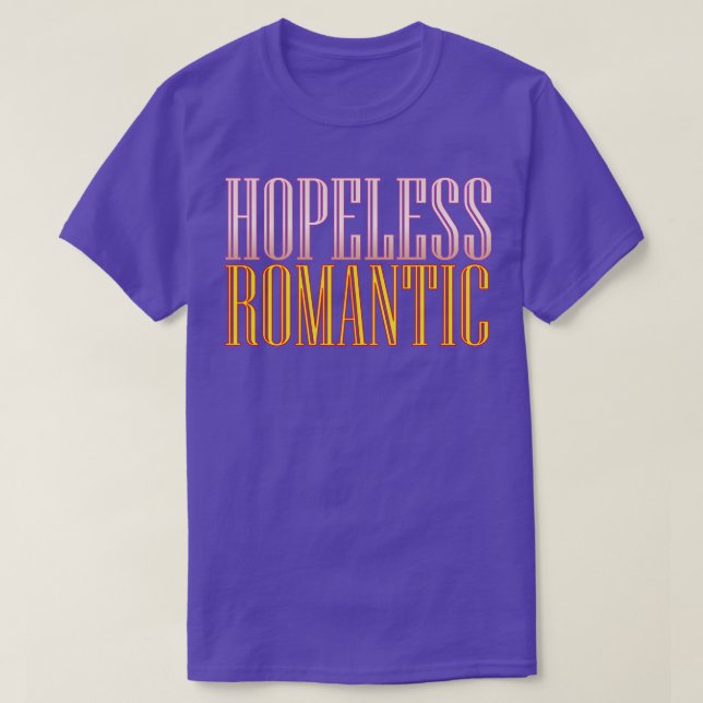T-shirt Romantique sans espoir (Design devant)