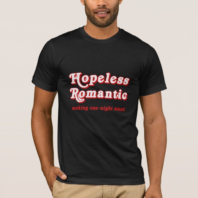 T-shirt Romantique sans espoir (Devant)