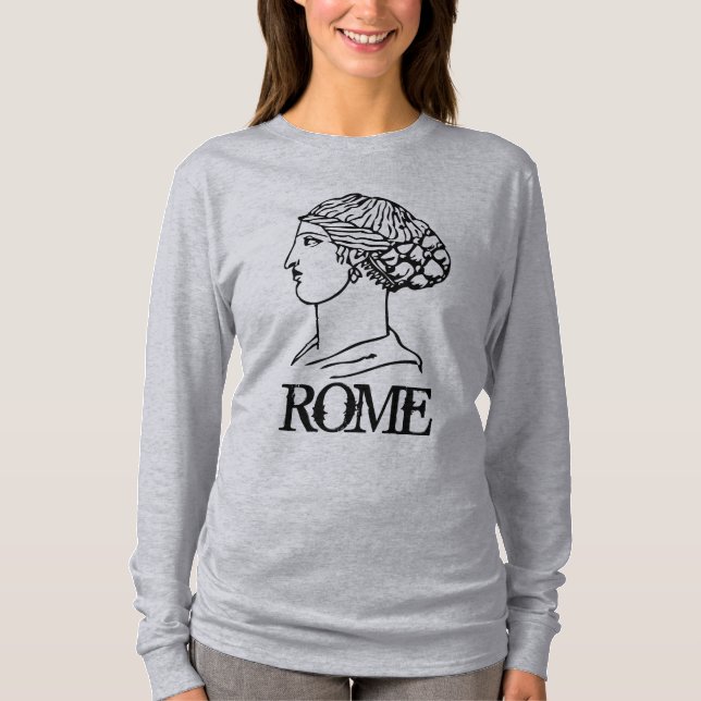 T-shirt ROME, chemises de voyage, ajouter du texte (Devant)