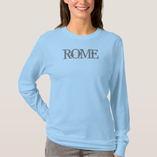 T-shirt ROME, chemises de voyage, ajouter du texte