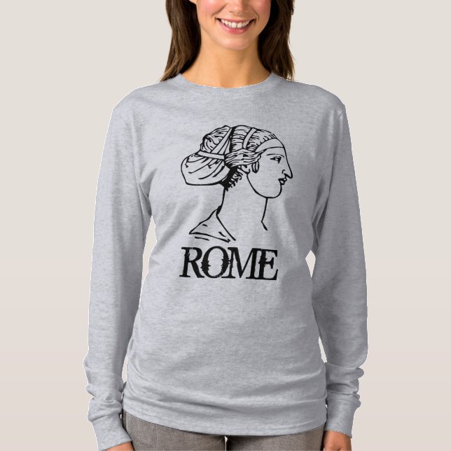T-shirt ROME, chemises de voyage, ajouter du texte (Devant)