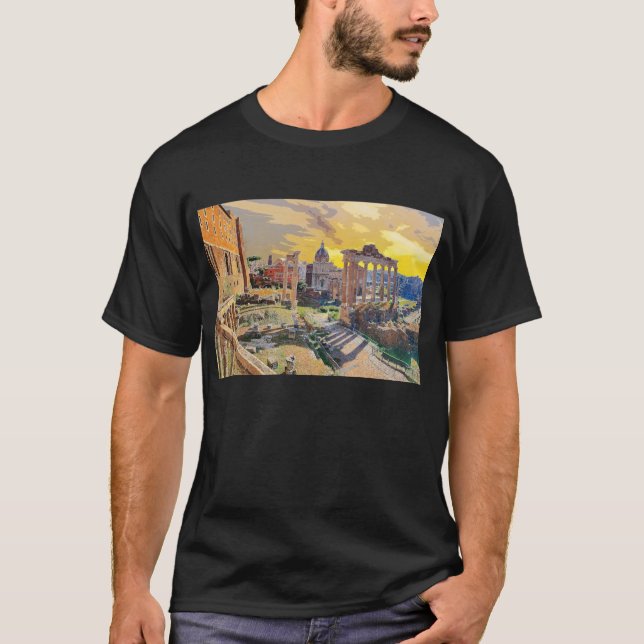 T-shirt Rome Forum Romanum Architecture Italie #3 (Devant)