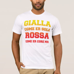 T-shirt Rome Gialla mange er ressemelle Rossa mange er