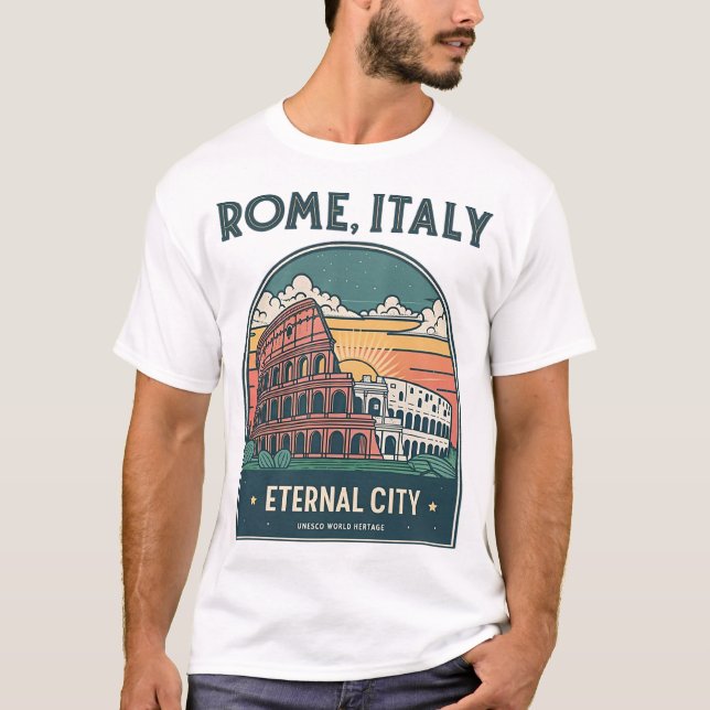 T-Shirt ROME, ITALIE (Devant)