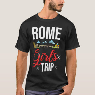 T-shirt Rome Italie City Voyage Skyline Carte Voyage