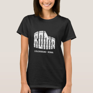 T-shirt Rome Italie Rome Colisée Tour Italien Touristes Ro