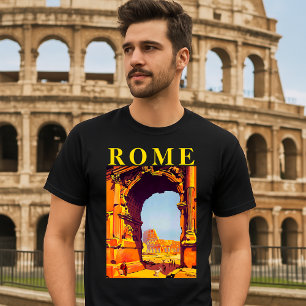 T-shirt Rome, Italie Tourisme Vintage Voyage