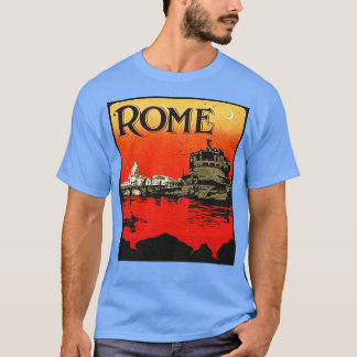 T-shirt Rome Retro 80s Travel Tourist Souvenir