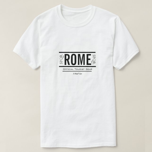 T-shirt Rome - Une chemise MisterP (Design devant)