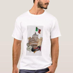 T-shirt Rome Venise Italie Chemise de Voyage Monuments I
