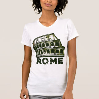 T-shirt Rome Voyage Design avec Icone Lan Italien