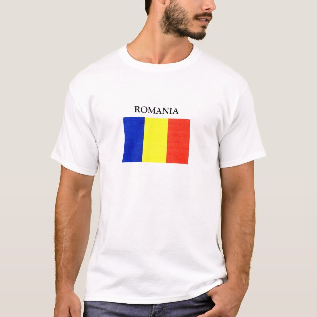 T-shirt RomFlag1 (Devant)