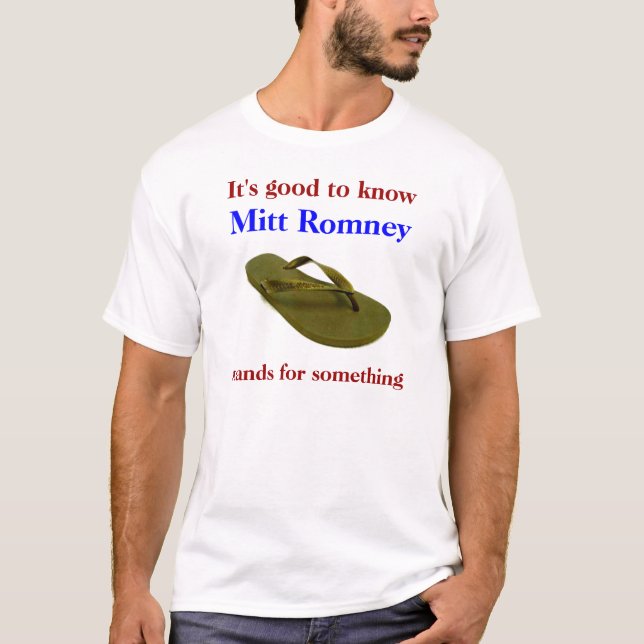 T-shirt Romney représente quelque chose (Devant)