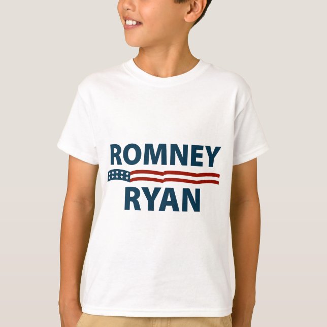 T-shirt Romney Ryan Stars et Stripes (Devant)