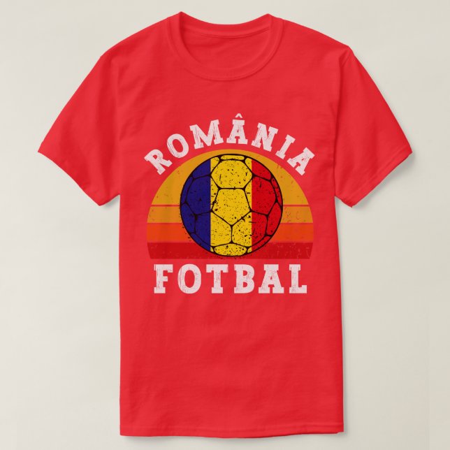 T-shirt Romnia Fotbal (Design devant)