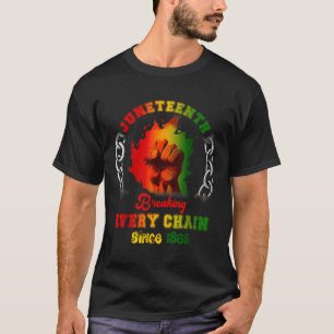 T-shirt Rompre chaque chaîne depuis 1865 Femmes Hommes Jun