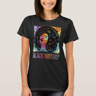 T-shirt Rompre le biais de l'histoire noire